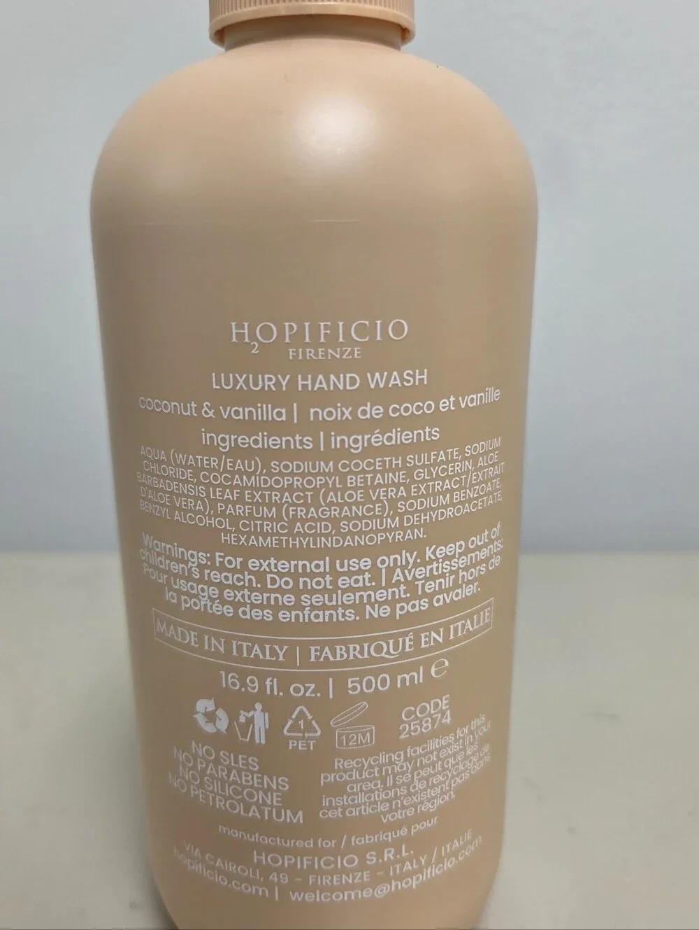 hopificio coconut vanilla